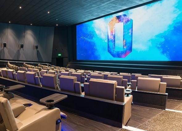 Odeon Cinema big screen - Lift installation case study