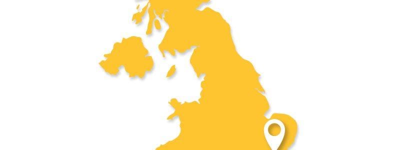 Colchester Essex Lift Services, Lift Installation and Lift Maintenance Map